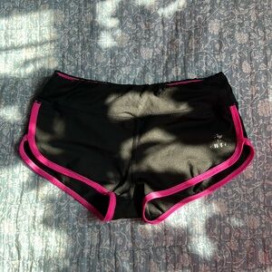 Black and Pink Shorts